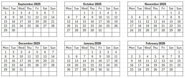 Calendar Image Autumn-Winter 2025-26