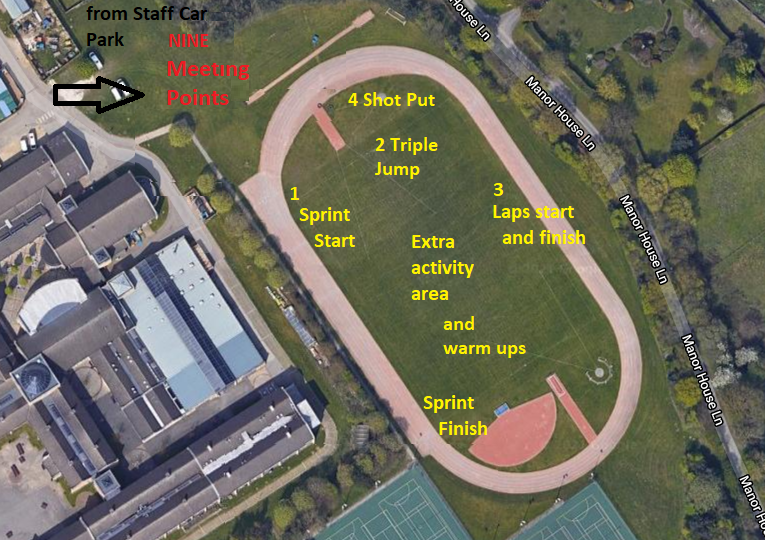 GSAL sports day 2022 map