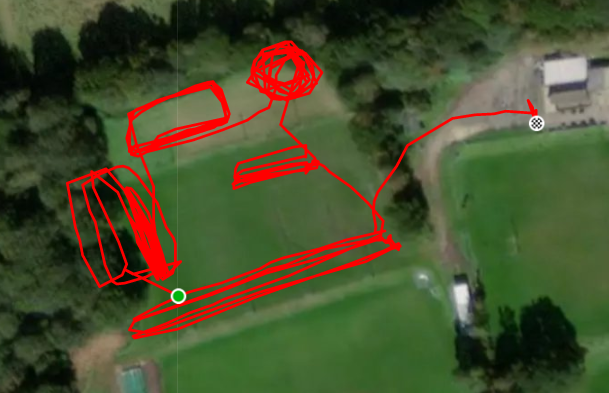 GPS track of Training Session on 3 December by Abs Kingston